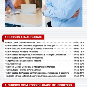 MBA e Pós - Agosto e setembro 2019 - IPOG